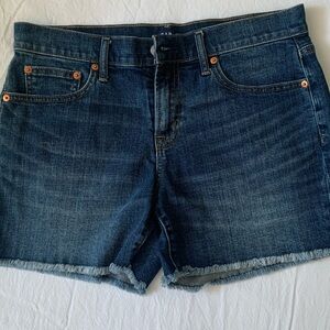 GAP | Dark Blue Jean Cut Off Denim Shorts